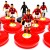 Subbuteo Andrew Table Soccer AC Milan 2021-22 on Classic Hasbro bases